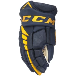 CCM JetSpeed FT4 Gloves - SENIOR -Ccm Shop CCM JetSpeed FT4 Gloves Navy Gold