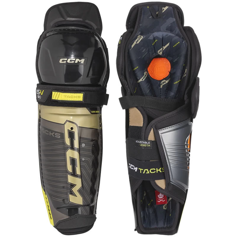 CCM Tacks AS-V Pro Shin Guards - SENIOR 3 CCM Tacks AS-V Pro Shin Guards - SENIOR