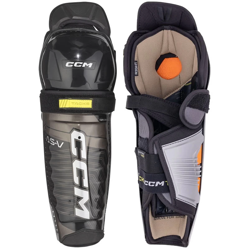 CCM Tacks AS-V Shin Guards - SENIOR 3 CCM Tacks AS-V Shin Guards - SENIOR