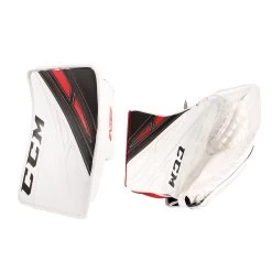 CCM Extreme Flex 4 Pro Stock Senior Goalie Catcher & Blocker Set - Grant Adams