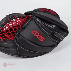 CCM Axis Senior Goalie Catcher - 600 Break Angle 17 CCM Axis Senior Goalie Catcher - 600 Break Angle -Ccm Shop ccm catchers ccm axis senior goalie catcher 600 break angle black red black regular 14364028665922