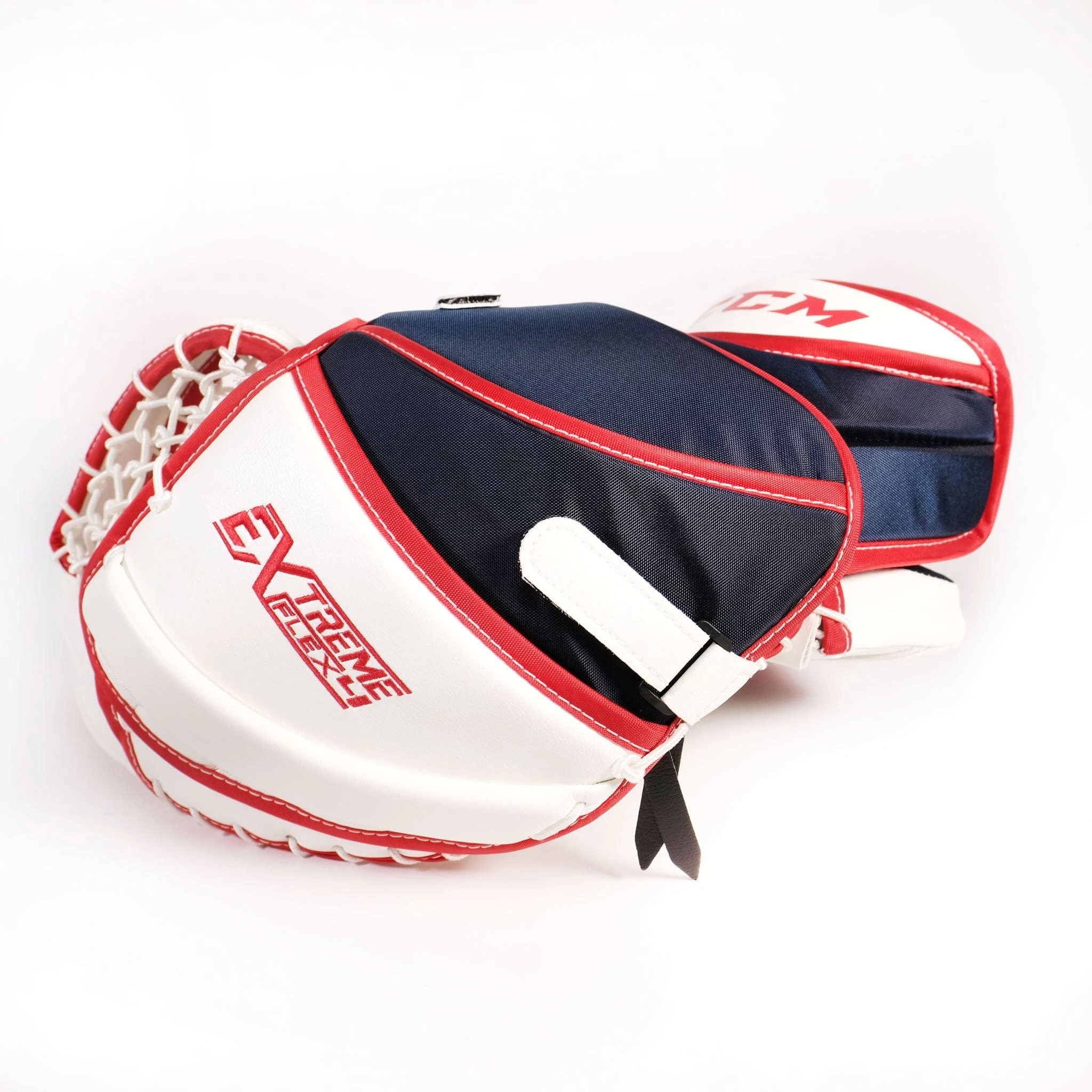 CCM Extreme Flex 4 Pro Stock Senior Goalie Catcher - Dustin Wolf #1 4 CCM Extreme Flex 4 Pro Stock Senior Goalie Catcher - Dustin Wolf #1 - Image 2