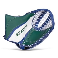 CCM Extreme Flex 6 Senior Goalie Catcher - 580 Degree 20 CCM Extreme Flex 6 Senior Goalie Catcher - 580 Degree -Ccm Shop ccm catchers ccm extreme flex 6 senior goalie catcher 580 degree white blue green regular 30600596193346