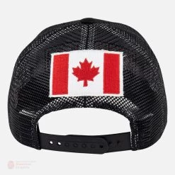 CCM Retro Logo Canada Flag Mesh Trucker Snapback Hat -Ccm Shop ccm hats ccm retro logo canada flag mesh trucker snapback hat 5678042480706