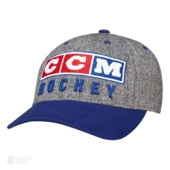 CCM Tweed Structured Adjustable Hat -Ccm Shop ccm hats ccm tweed structured adjustable hat royal osfa 28743942209602