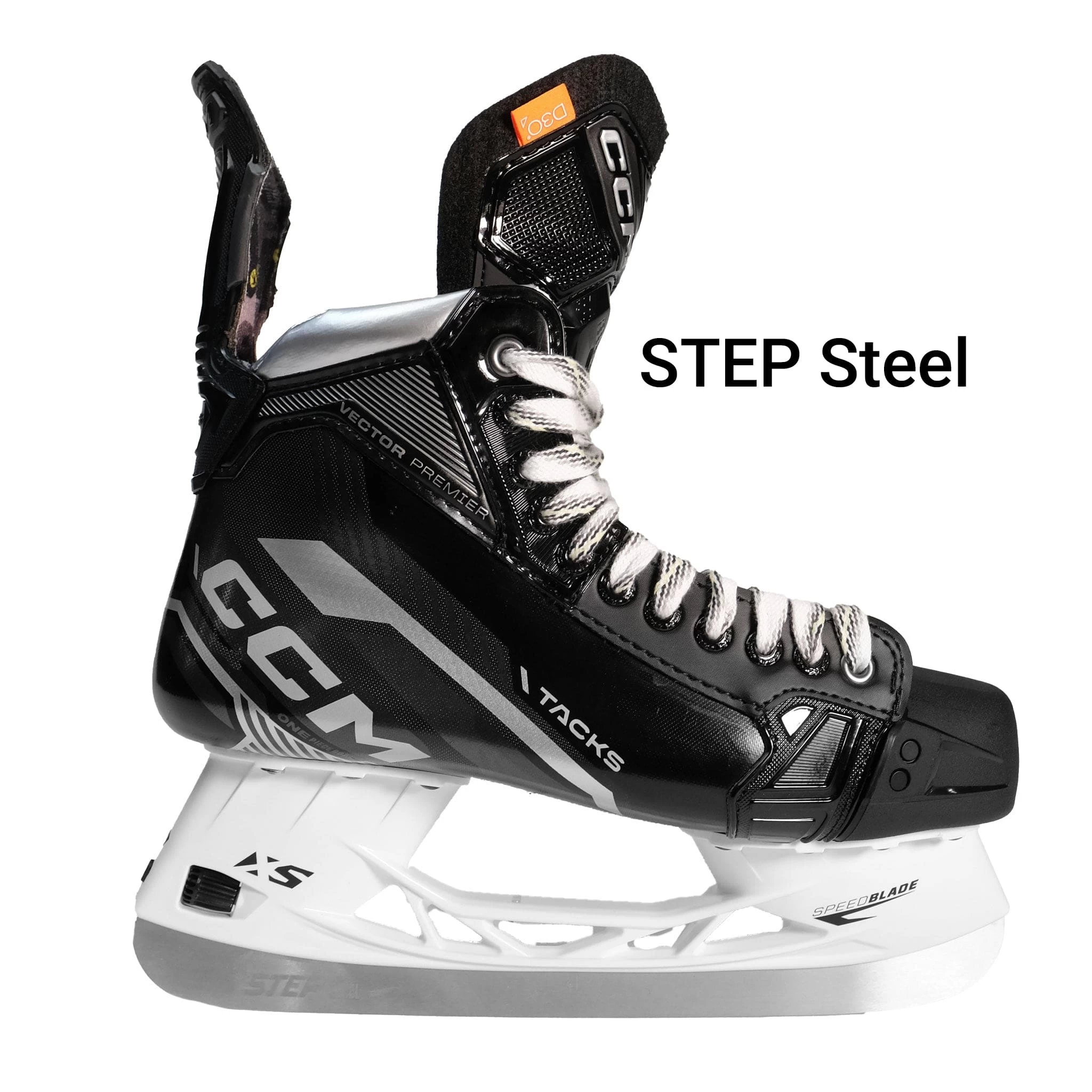 CCM Tacks Vector Premier Intermediate Hockey Skates 4 CCM Tacks Vector Premier Intermediate Hockey Skates - Image 2
