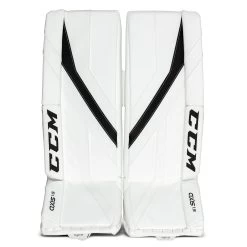 CCM Axis A1.5 Junior Goalie Leg Pads - Source Exclusive -Ccm Shop ccm leg pads ccm axis a1 5 junior goalie leg pads source exclusive white white black black 26 1 30347148656706