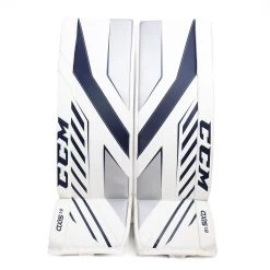 CCM Axis A1.9 Senior Goalie Leg Pads -Ccm Shop ccm leg pads ccm axis a1 9 senior goalie leg pads white white navy silver 33 1 29252848287810