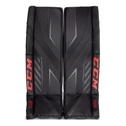 CCM Axis Senior Goalie Leg Pads -Ccm Shop ccm leg pads ccm axis senior goalie leg pads black black red 35 1 5 28744295252034