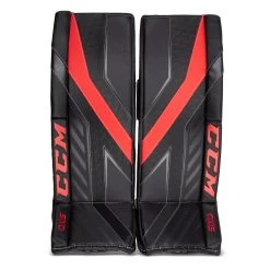 CCM Axis Senior Goalie Leg Pads -Ccm Shop ccm leg pads ccm axis senior goalie leg pads black red black 33 1 5 28744295317570
