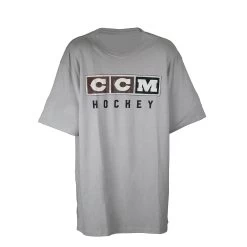 CCM Classic Logo Tri-Blend Shortsleeve Mens Shirt -Ccm Shop ccm shirts ccm classic logo tri blend shortsleeve mens shirt light grey xxl 28759535616066