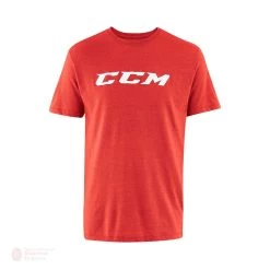 CCM Logo ID Mens Shortsleeve Shirt -Ccm Shop ccm shirts ccm logo id mens shortsleeve shirt red white s 28744393785410